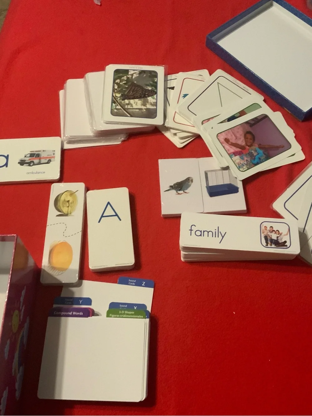 FrogStreet Pre K Letters Vocabulary Photo Cards Complete Like  New